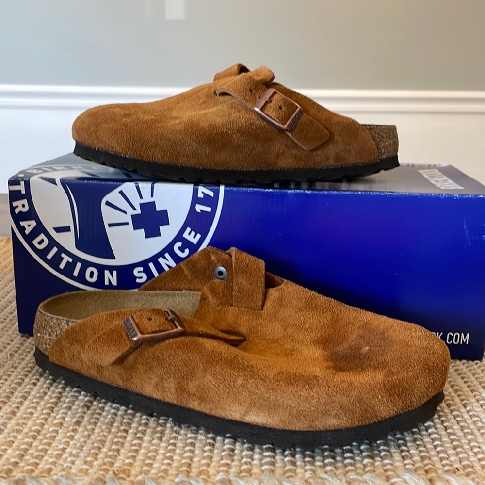 Birkenstock Boston BS mink 7 medium new